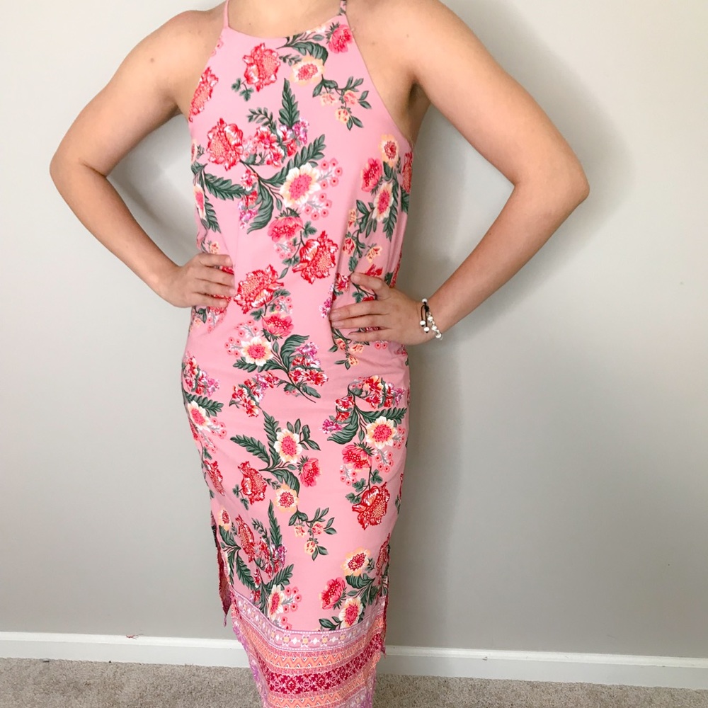 💕 PINK ROSE dress 👗 💕